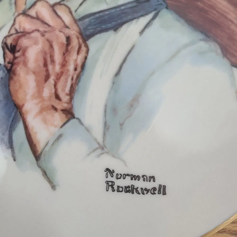 Norman Rockwell Plate 